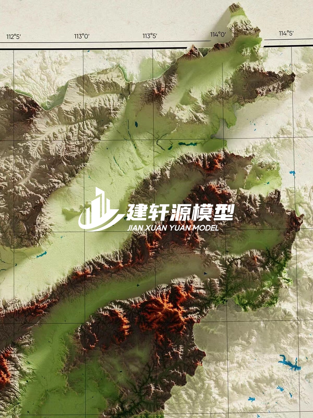 迎泽地形模型制作